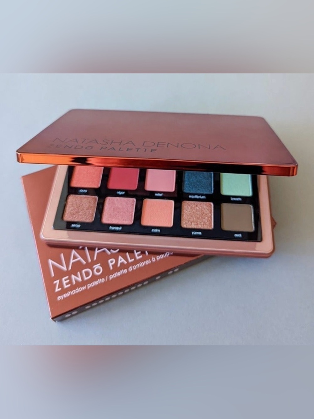 NATASHA DENONA ZENDO Eyeshadow Palette 19.25g/0.67Oz Full Size BNIB NWT - Picture 2 of 7